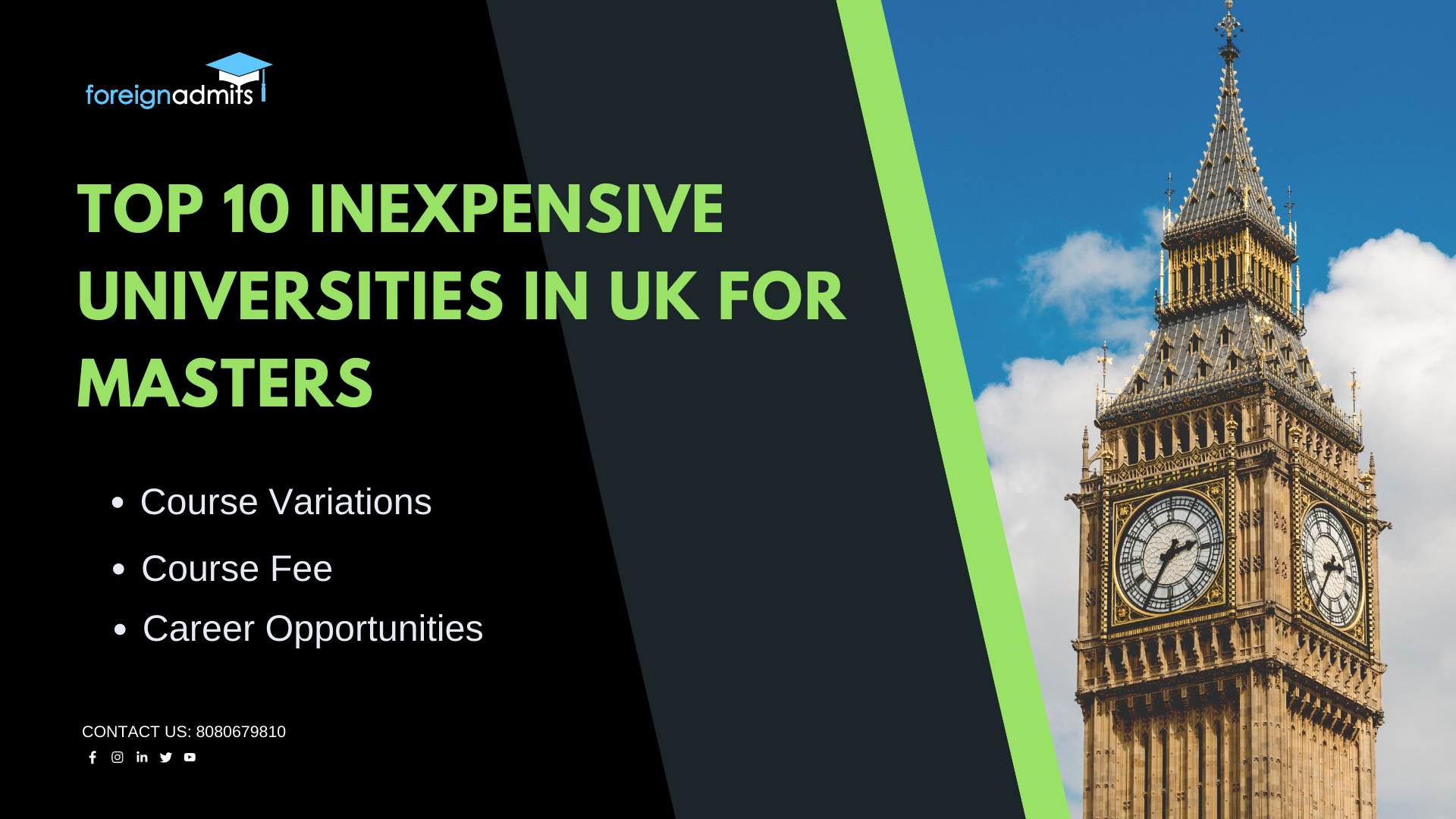 Top 10 Inexpensive Universities In UK For Masters