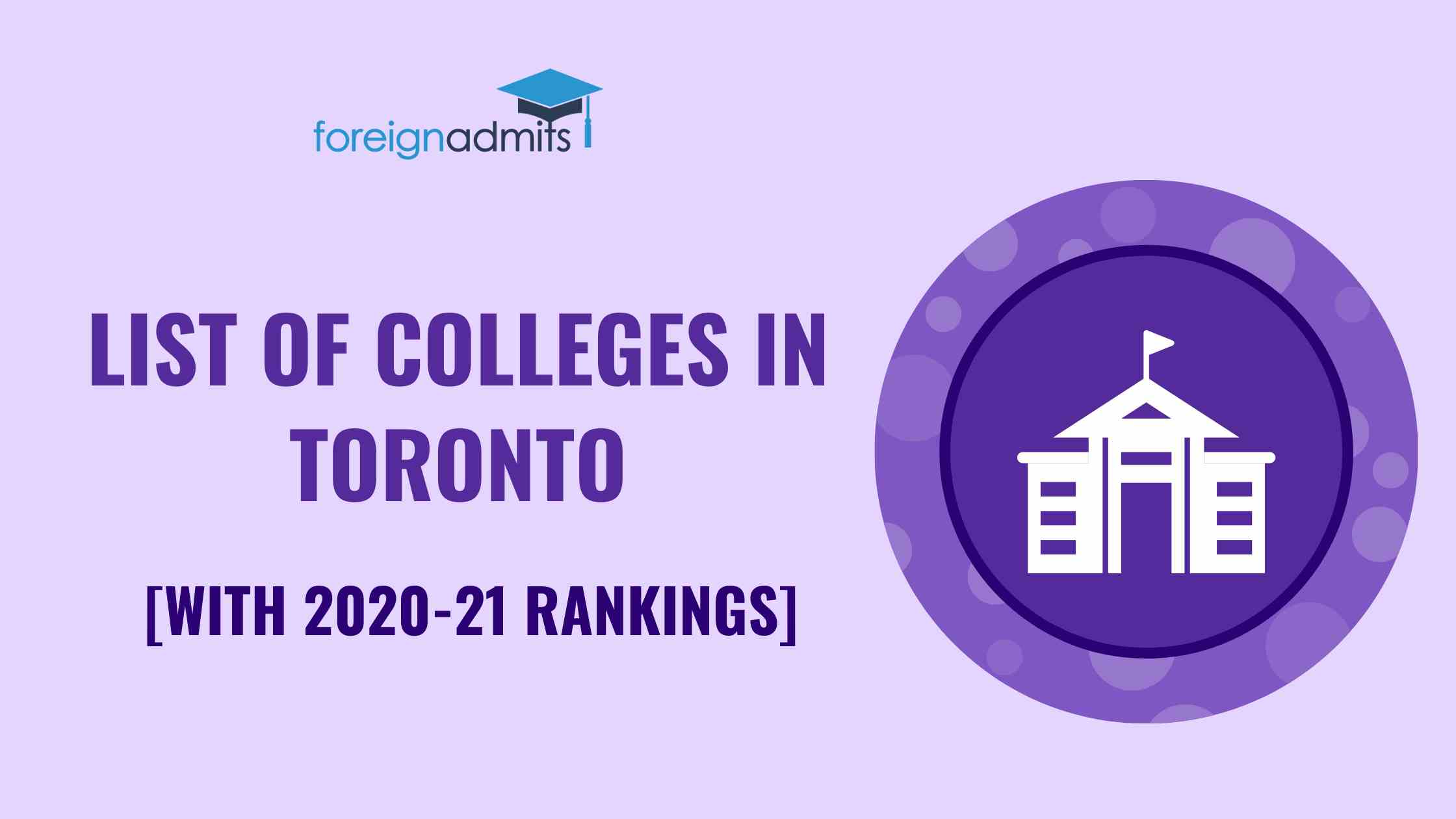 List of Colleges in Toronto