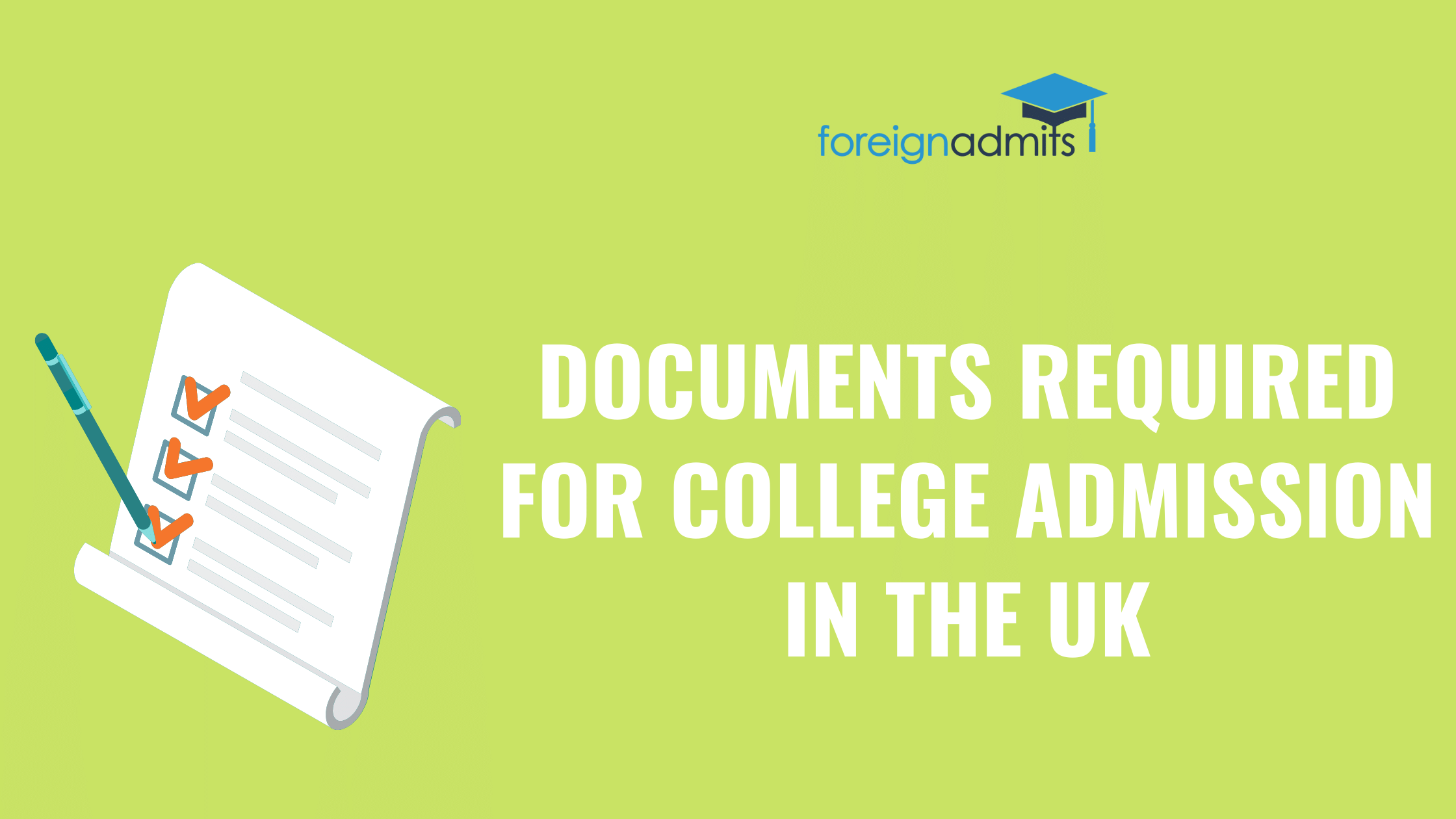 Documents Required for College Admission
