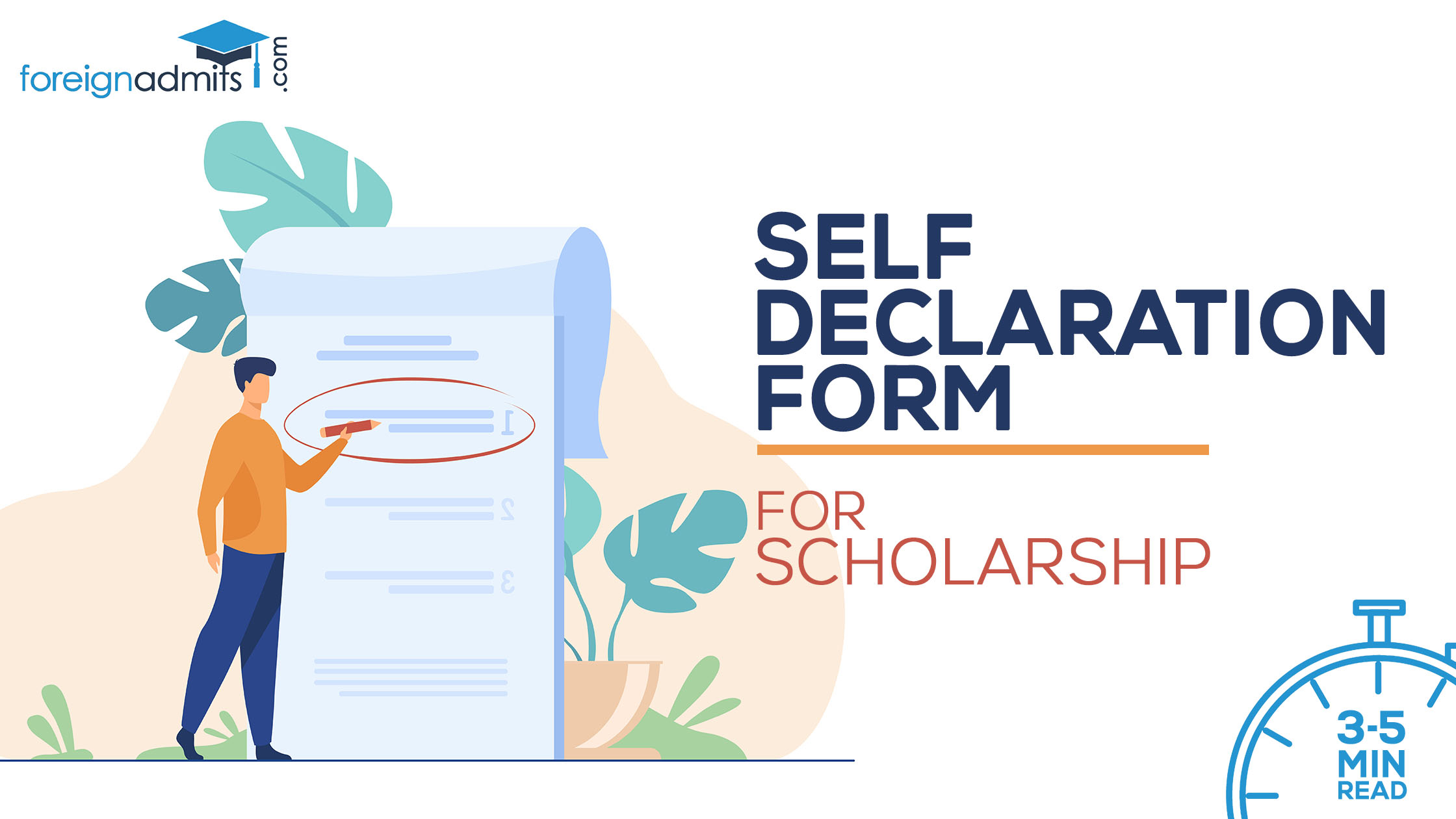 Self Declaration Form for Scholarship
