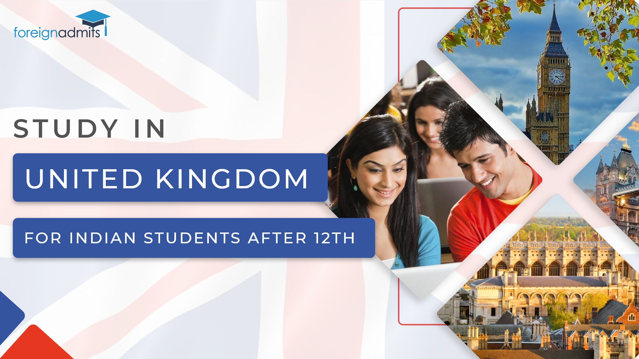 Study in UK for Indian Students after 12th