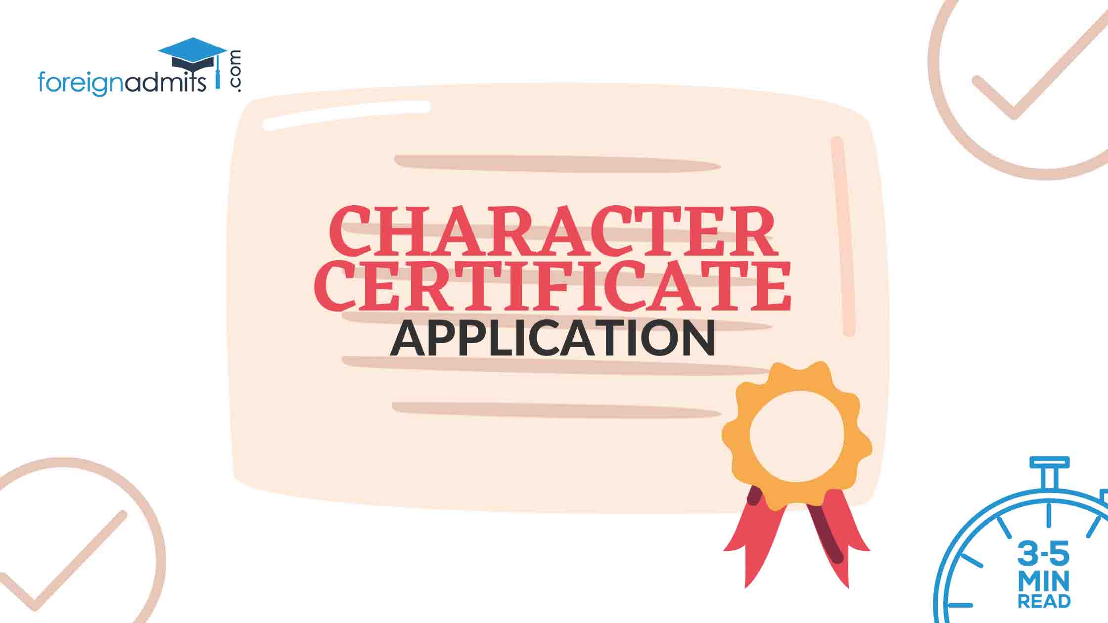 Character Certificate Application – Form, Deadline, & More