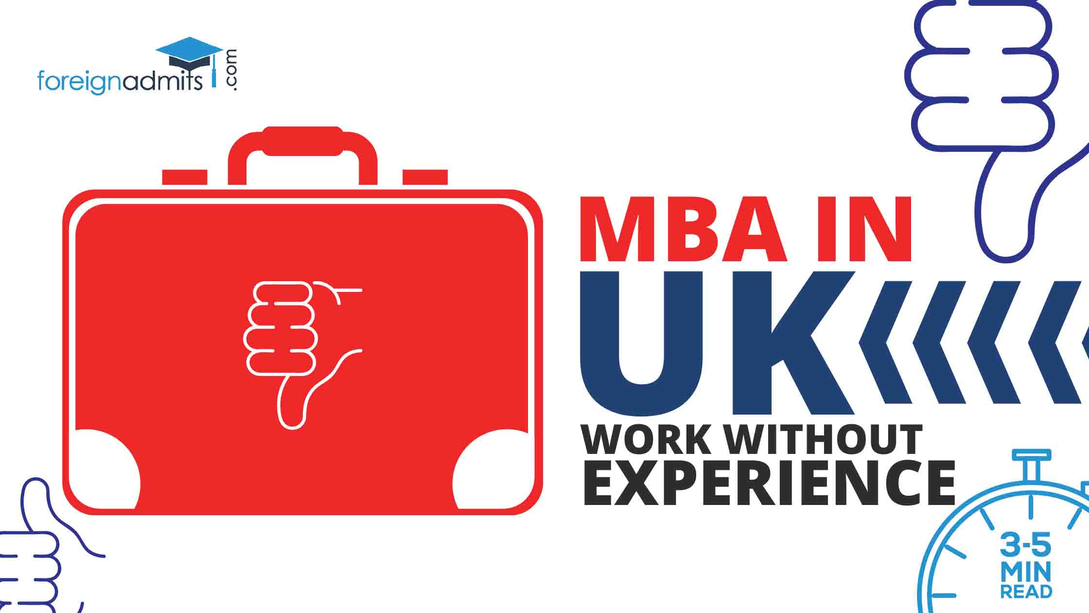 MBA in UK without Work Experience
