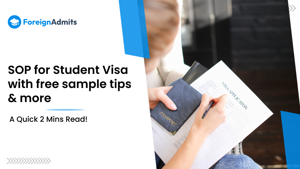 SOP for Pupil Visa [With FREE Sample,Tips, & More] A Fast 2 Min Learn – ForeignAdmits