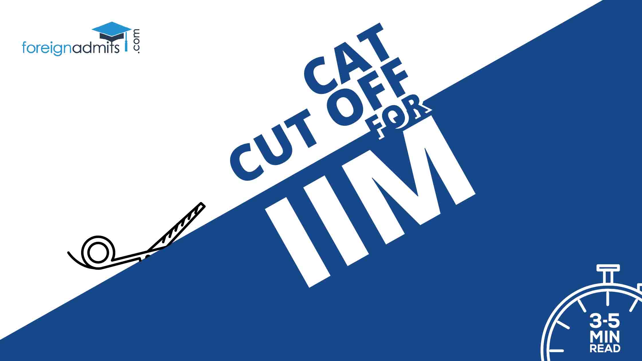 CAT Cut Off for IIM [2021 Update]