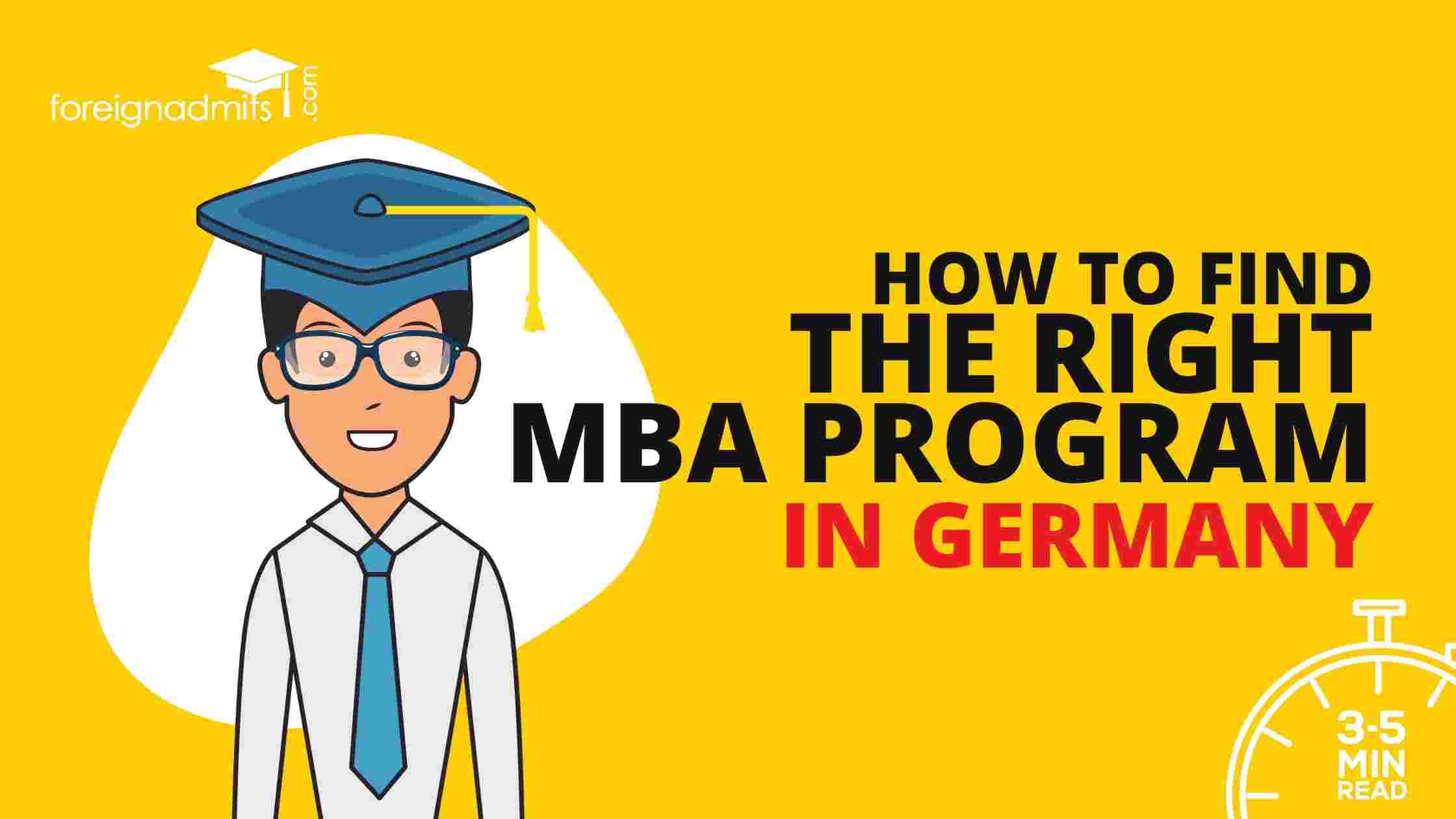 How to find the right MBA program for you in Germany