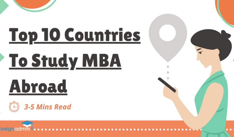 Top 10 Countries To Study MBA Abroad