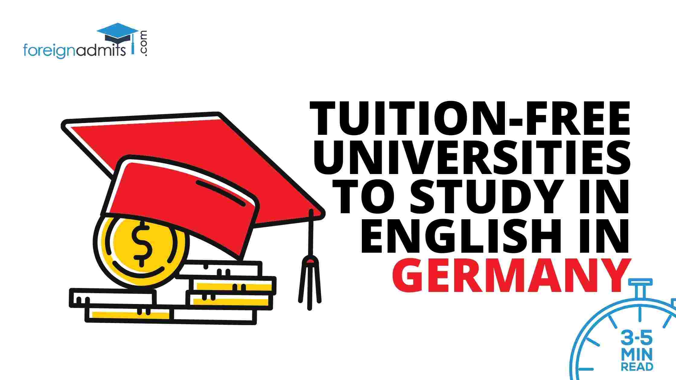 Tuition-Free Universities to Study in English in Germany