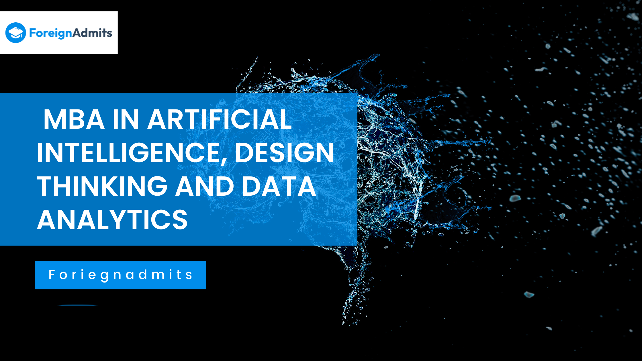 MBA in Artificial Intelligence, design thinking and data analytics