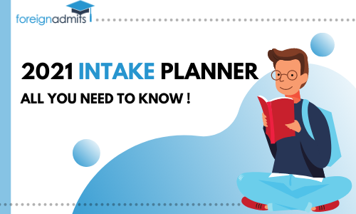 2021 Intake Planner – All you need to know!