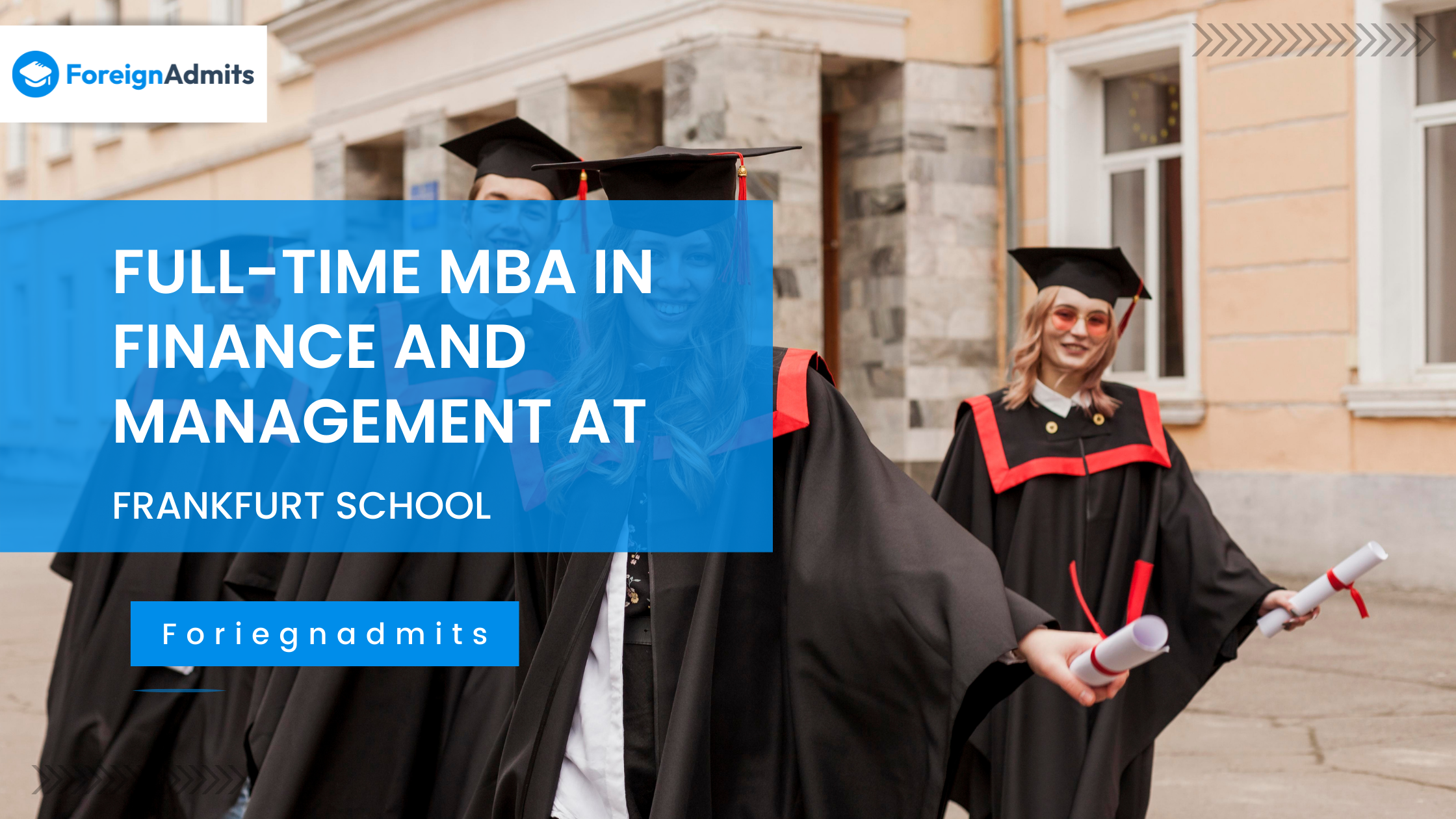 FULL-TIME MBA IN FINANCE AND MANAGEMENT AT FRANKFURT SCHOOL