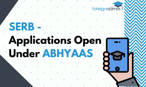 SERB – Applications Open Under ABHYAAS