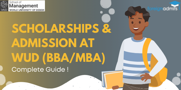 Scholarships and Admission at WUD for BBA and MBA