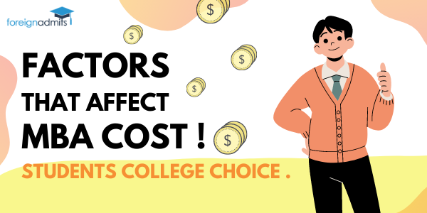 Factors that Affect MBA Cost – Students’ College Choice