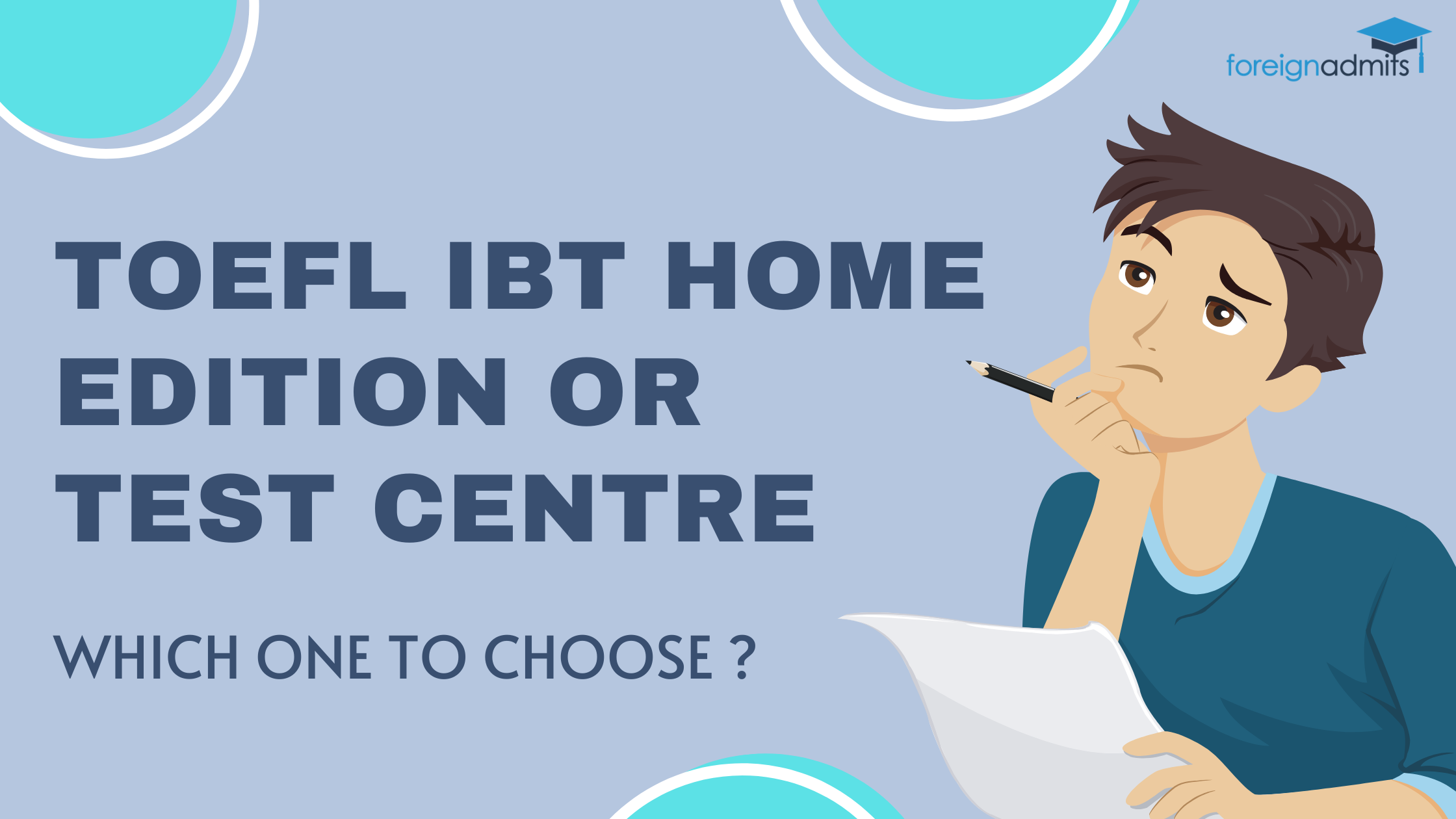 TOEFL iBT: Home Edition or Test Centre?