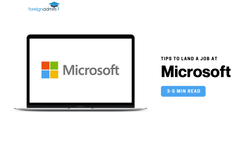 Tips to land a job at Microsoft