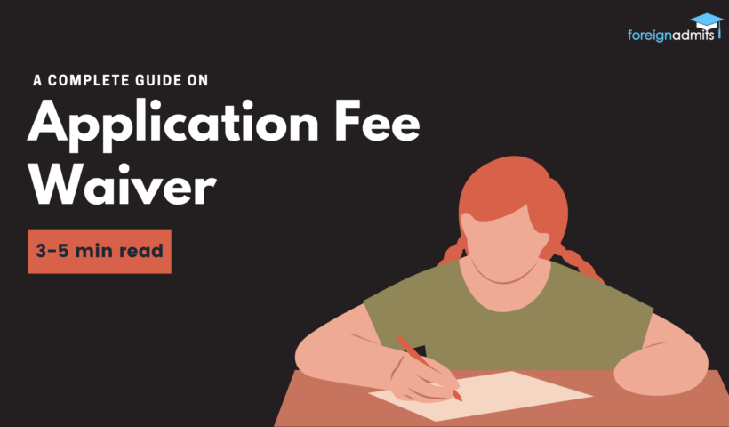 Application Fee Waiver A complete guide