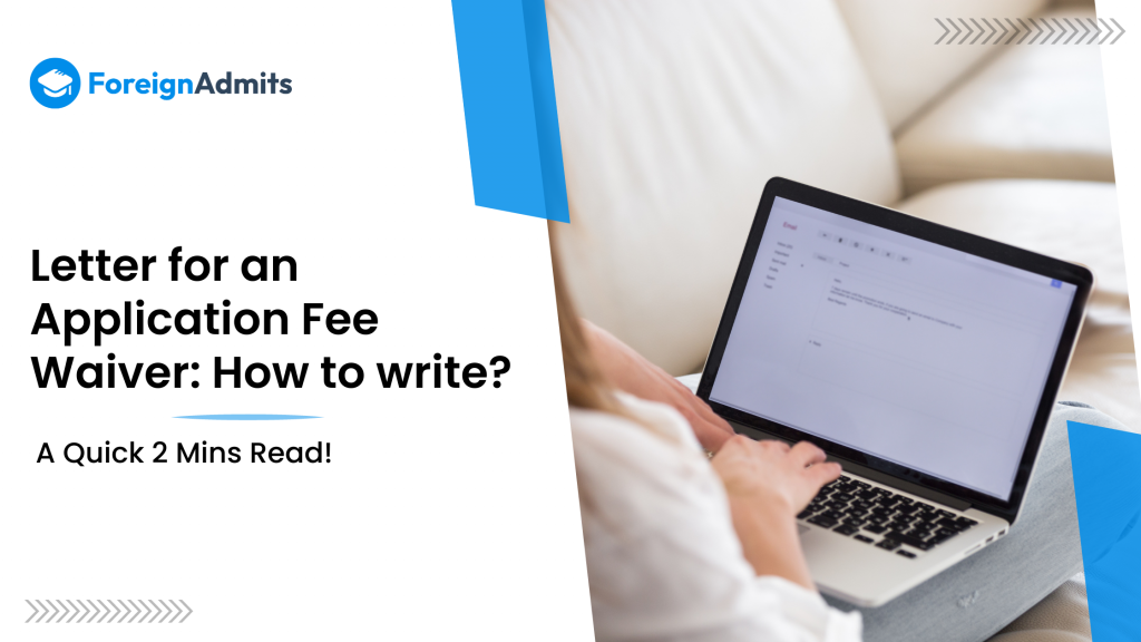 Letter For An Application Fee Waiver How To Write 