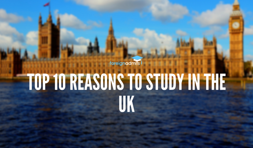 Top 10 reasons to study in the UK