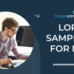 LOR Samples for MS programs – What to include?
