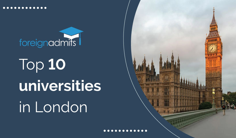 Top 10 universities in London.