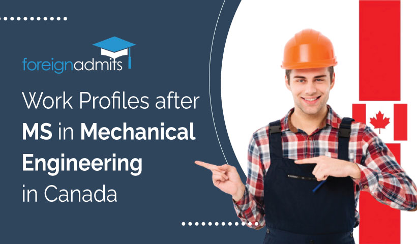 Work Profiles after MS in Mechanical Engineering in Canada