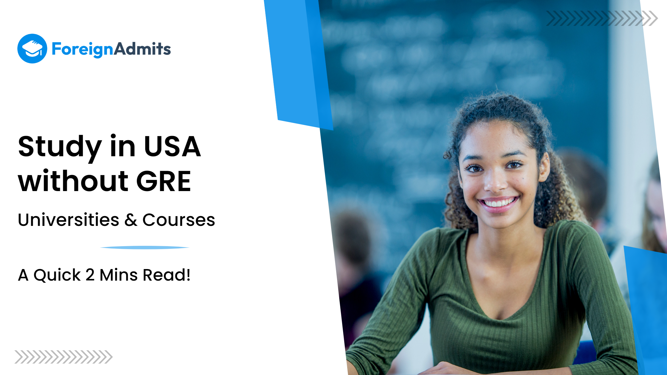 Study in USA without GRE 2023- Universities & Courses
