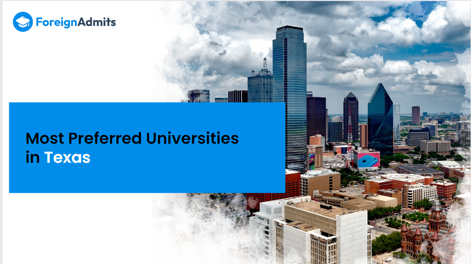 Most Preferred Universities in Texas