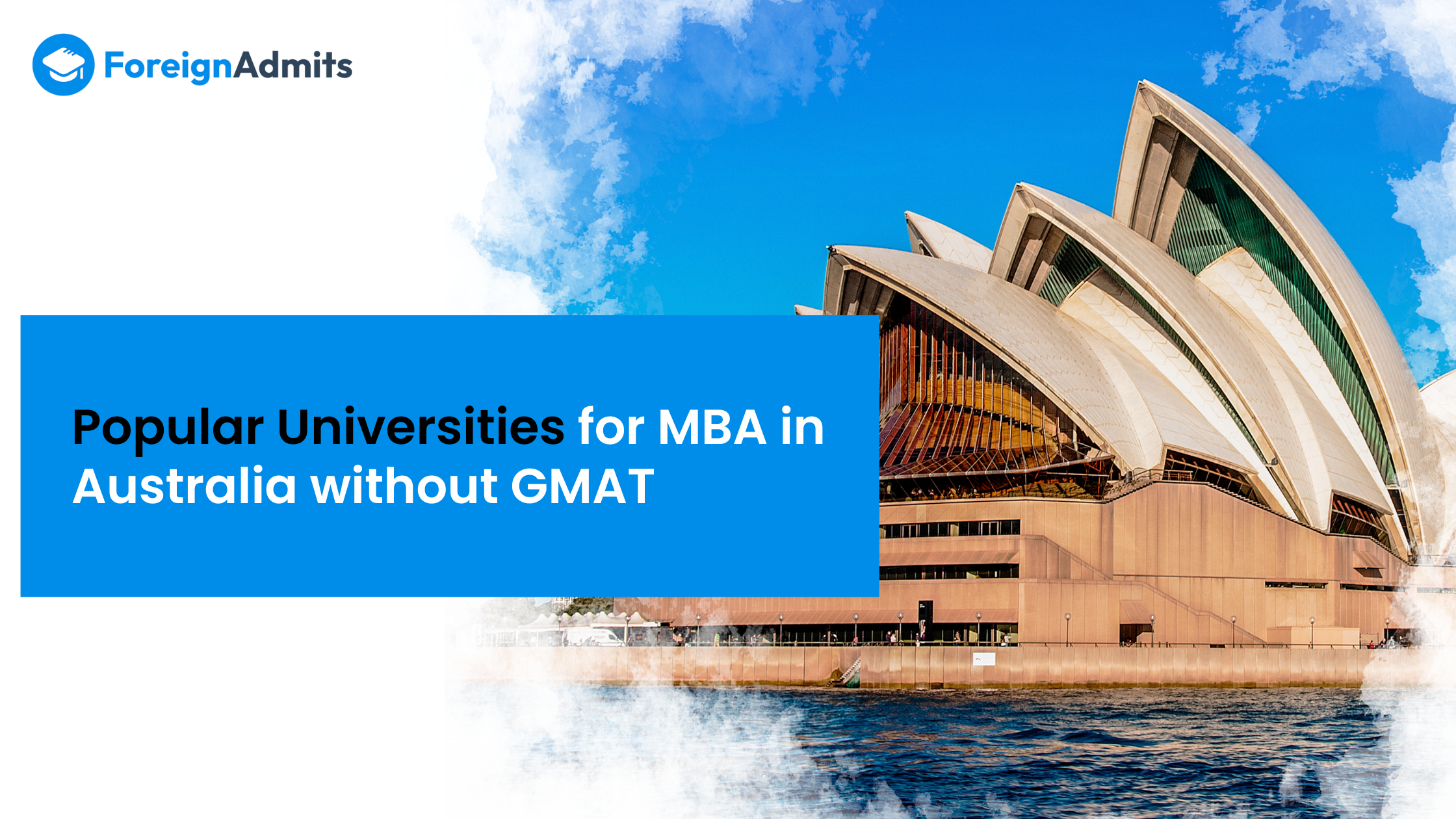 Popular Universities for MBA In Australia Without GRE or GMAT