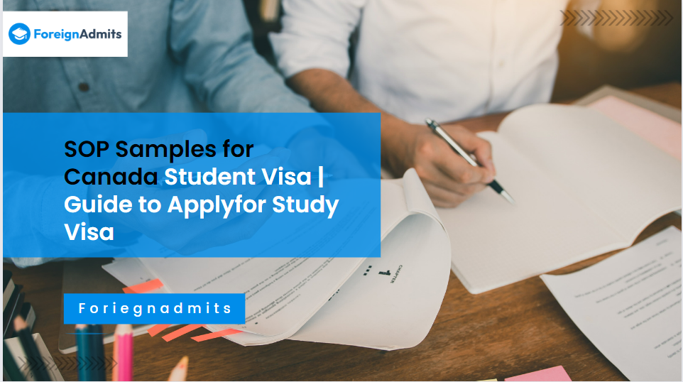 Statement of Purpose (SOP) for Canada Study Visa – ForeignAdmits