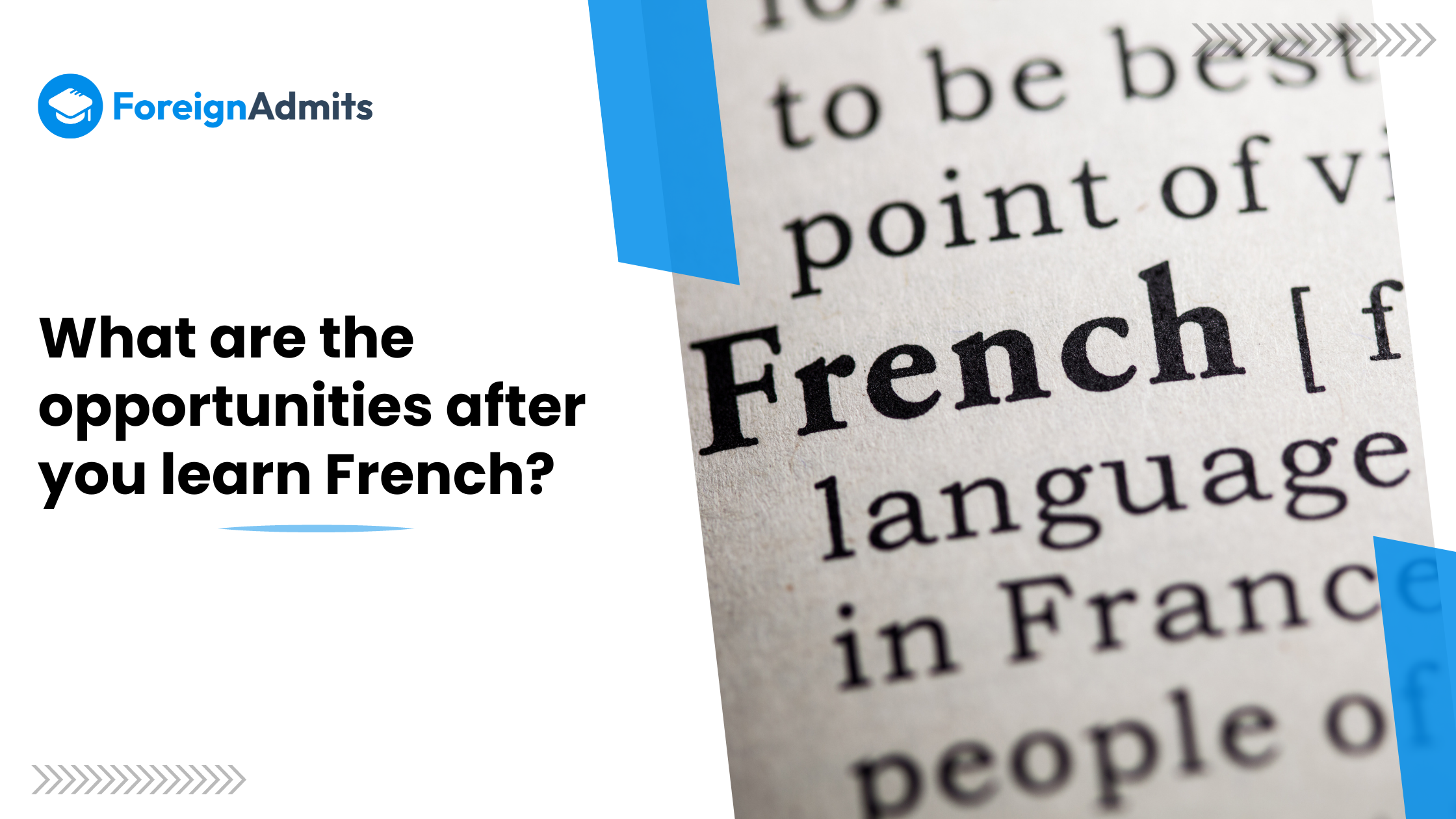 What are the opportunities after you learn French? A Quick 2 Mins Read
