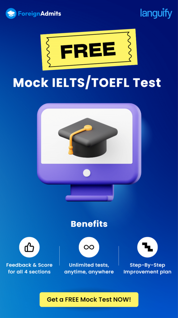 Languify is an IELTS and TOEFL practice test. Track your progress and get detailed feedback with the latest TOEFL and IELTS training. Increase your score with our mock tests, which provide instant results and detailed explanations.
