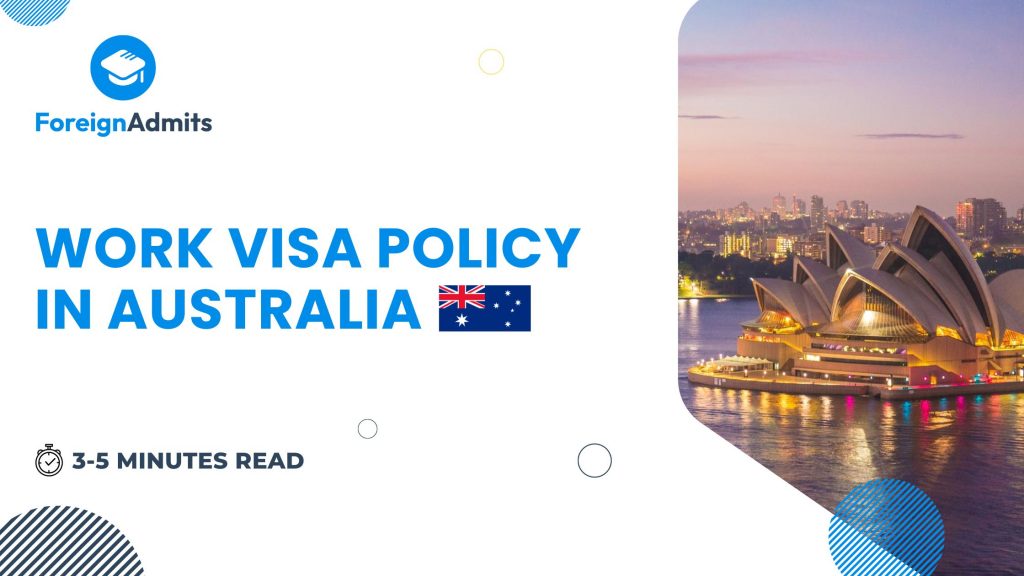 Work Visa Coverage in Australia – ForeignAdmits