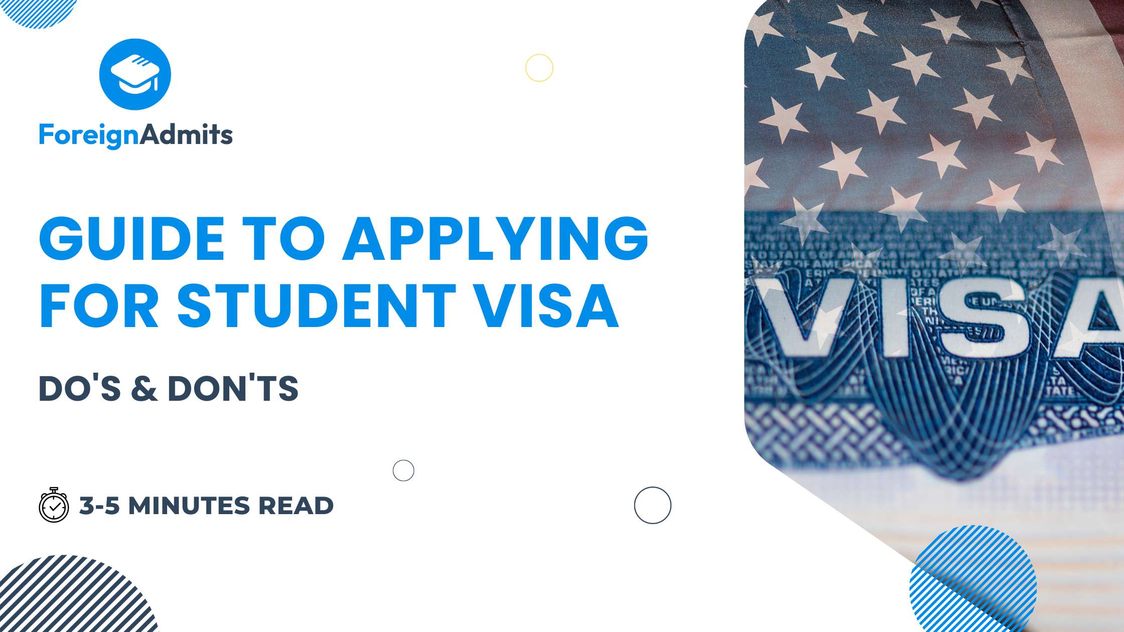 Guide to Applying for Student Visa – Do’s & Don’ts (2023)