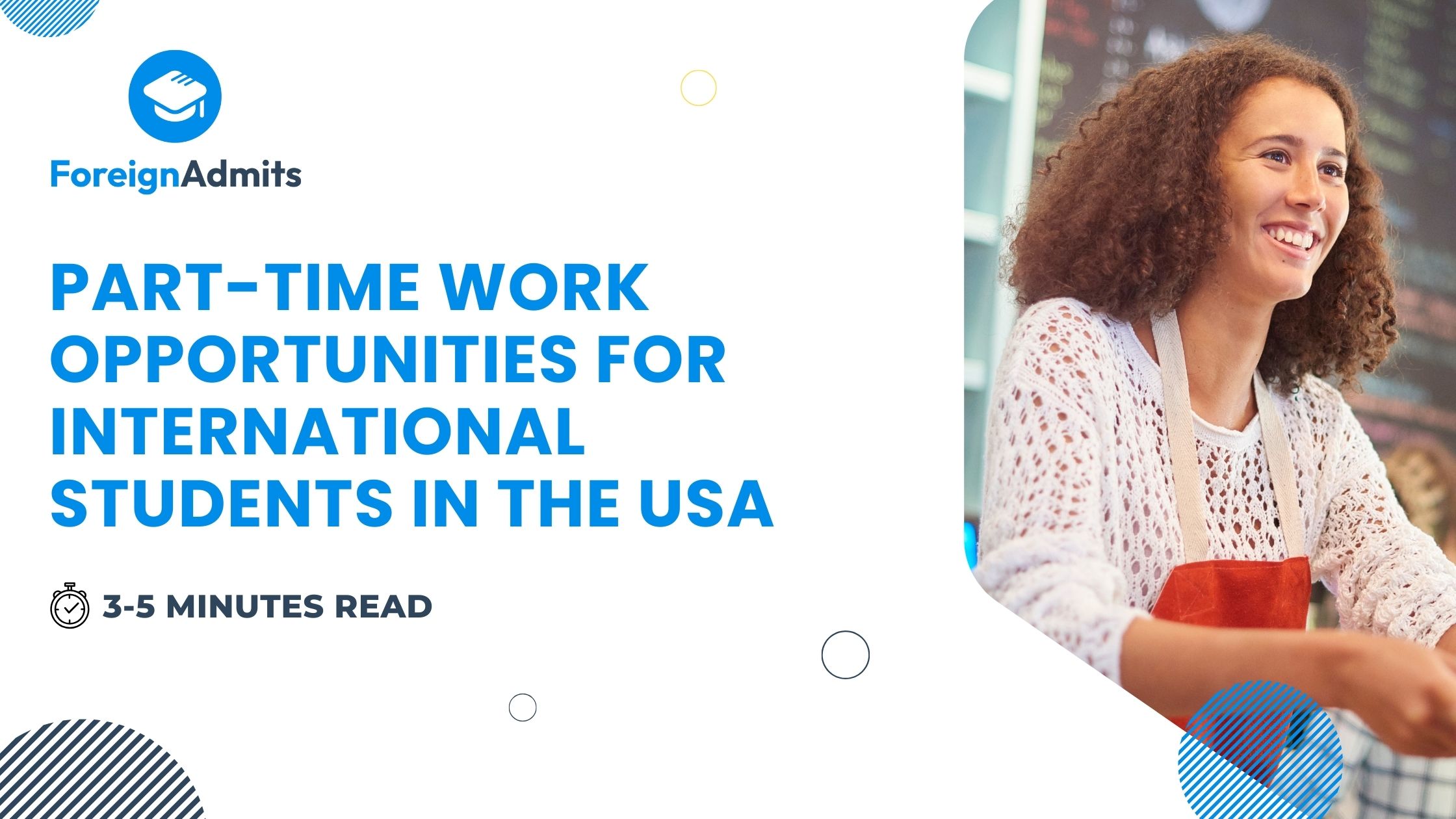 Part-time Work Opportunities for International Students in the USA